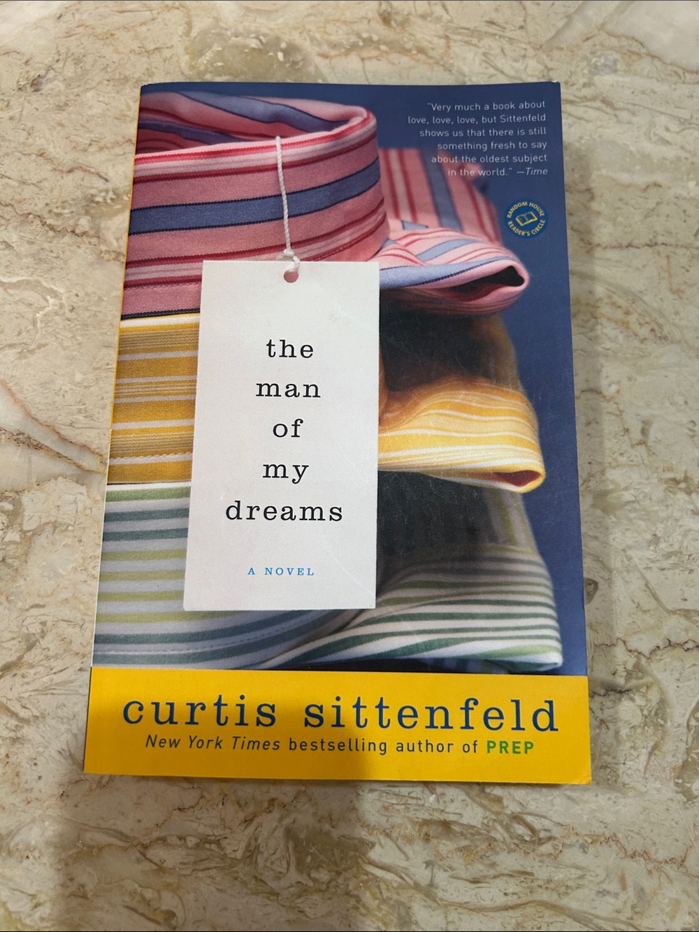 The Man of My Dreams by Curtis Sittenfeld - Multicolor Stripe Cover